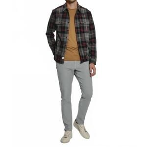 NEW 7DIAMONDS men's generation long sleeve shirt in charcoal